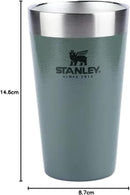 Stanley - Copo de cerveja isolado, copo empilhável Stay Chill de 473 ml, para bebidas quentes ou frias