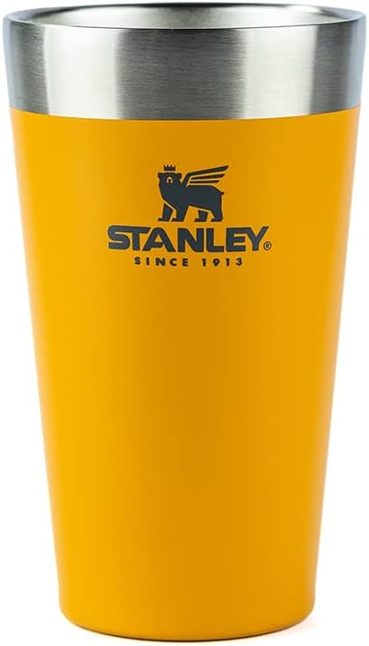 Stanley - Copo de cerveja isolado, copo empilhável Stay Chill de 473 ml, para bebidas quentes ou frias