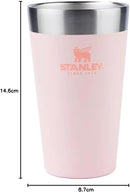 Stanley - Copo de cerveja isolado, copo empilhável Stay Chill de 473 ml, para bebidas quentes ou frias