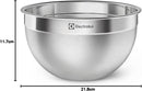 Conjunto de Bowls Tigelas de Inox com Tampa Plástica Electrolux