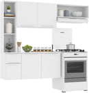 Cozinha Compacta Completa com Armário e Balcão Sofia Mp2001 Preta – Multimóveis, Design Moderno e Espaçoso