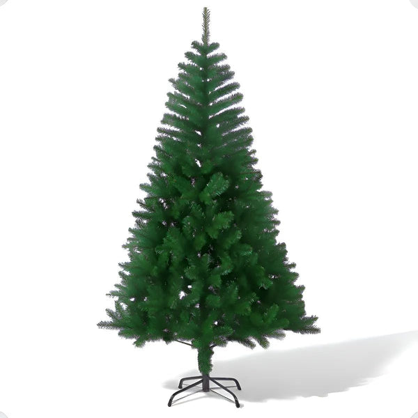 Árvore de Natal C/ 1,50m de Altura, 420 Galhos, Base e Estrutura Reforçada, Montagem Fácil, Decoração Natalina, Ideal p/Enfeitar Casa Sala Hall Escritório (Árvore de Natal Silvestre 1,5m)