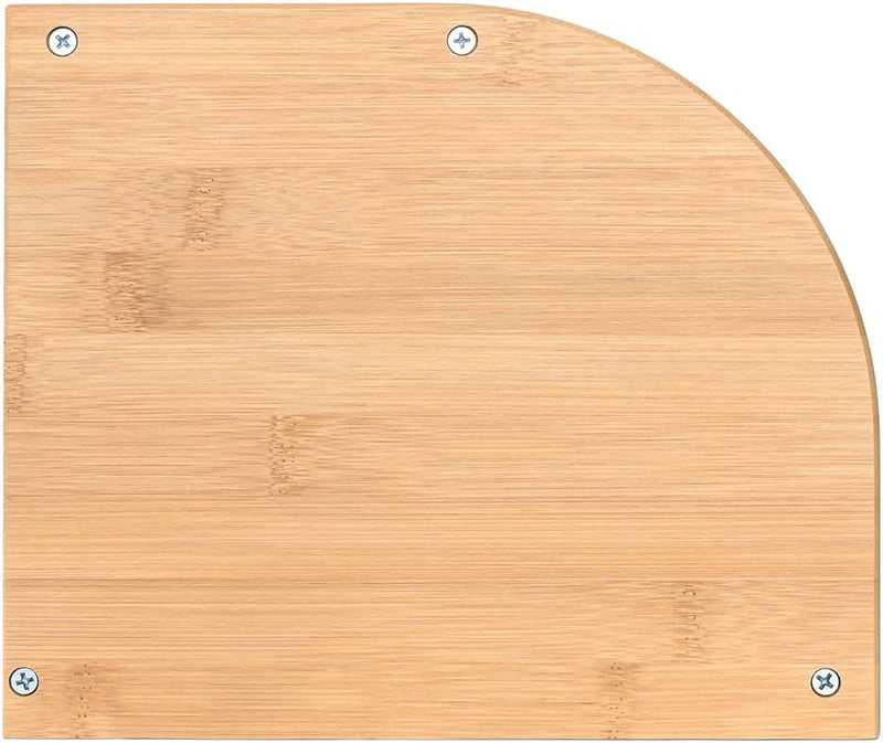 Mimo Style Porta Pães Com Tampa Retrátil Bambu Ecokitchen. Perfeita Para Armazenar Pães e Bolachas, Resistente, Durável e 100% Ecológica, Bege