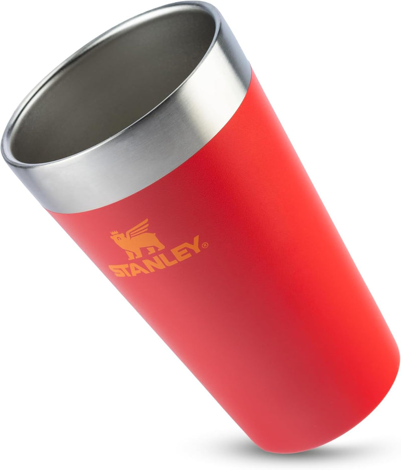 Stanley - Copo de cerveja isolado, copo empilhável Stay Chill de 473 ml, para bebidas quentes ou frias