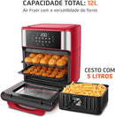 MONDIAL Fritadeira Air Fryer Forno Oven 12L, Preto/Inox, 2000W, 110V - AFON-12L-BI