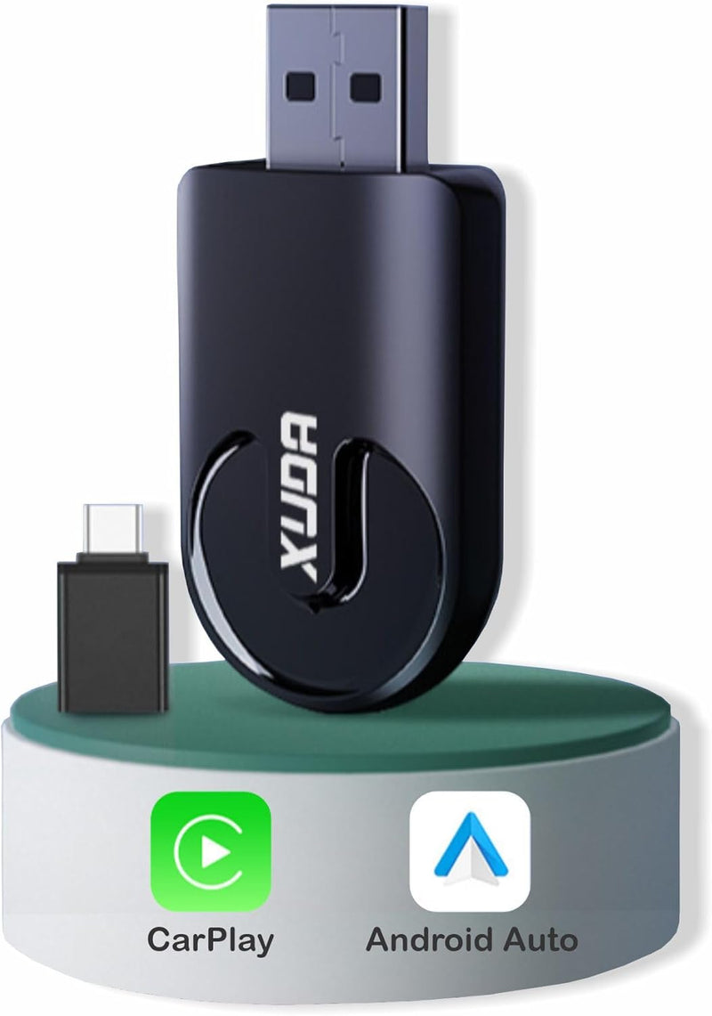 Adaptador Carplay e Android Auto Sem Fio Wireless Usb, Bluetooth 5.0 Premium