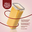 Kit Com 15 Potes Herméticos para Mantimentos, Plástico PP Transparente com Tampa Easy Lock, para Organização de Cozinha e Casa, Certificado CE e FDA