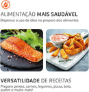 MONDIAL Fritadeira Air Fryer Forno Oven 12L, Preto/Inox, 2000W, 110V - AFON-12L-BI