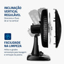 MONDIAL Ventilador de Mesa 40cm Super Power, Preto/Prata, 140W, 110V - VSP-40-B