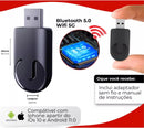 Adaptador Carplay e Android Auto Sem Fio Wireless Usb, Bluetooth 5.0 Premium