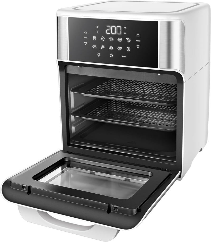 MONDIAL Fritadeira Air Fryer Forno Oven 12L, Preto/Inox, 2000W, 110V - AFON-12L-BI