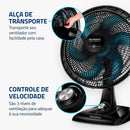 MONDIAL Ventilador de Mesa 40cm Super Power, Preto/Prata, 140W, 110V - VSP-40-B